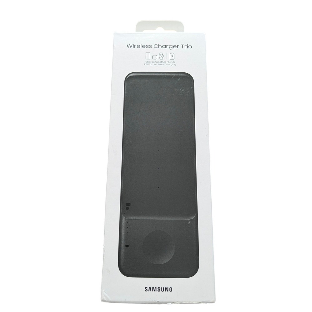 Cc9U Samsung Wireless Charger Trio 9w Fast‎ Wireless Charging 3 In 1 - Black